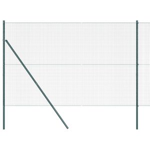 vidaXL Fence Post Green