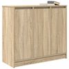 vidaXL Sideboard Sonoma Oak 85x34x76 cm Engineered Wood