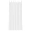 vidaXL Voile Curtain with Curtains 2 pcs White 260 x 140 cm Polyester