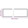 vidaXL Clear Tarpaulin with Eyelets 1x5 m PVC