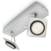 Philips myLiving Spotlight Millennium 2x4.5 W Grey 531924816