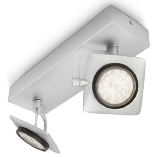 Philips myLiving Spotlight Millennium 2x4.5 W Grey 531924816