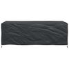vidaXL Furniture Cover Plain Black 220 x 110 x 70 cm 600D