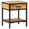 vidaXL Bedside Cabinet Brown 40 x 35 x 50 cm Solid Mango wood