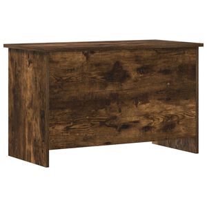 vidaXL Storage Chest Smoked Oak 80 x 40 x 50 cm Engineered Wood