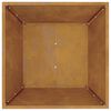 vidaXL Garden Planter 5 pcs Rusty 50 x 50 x 15 cm Weathering Steel