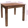 vidaXL Dining Table Mixed Recycled Wood 82x80x76 cm
