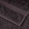 vidaXL Bath Towels "FROGN" 10 pcs Anthracite 100x150 cm 360 gsm