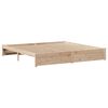 vidaXL Bed Frame without Mattress 180x200 cm Super King Solid Wood Pine