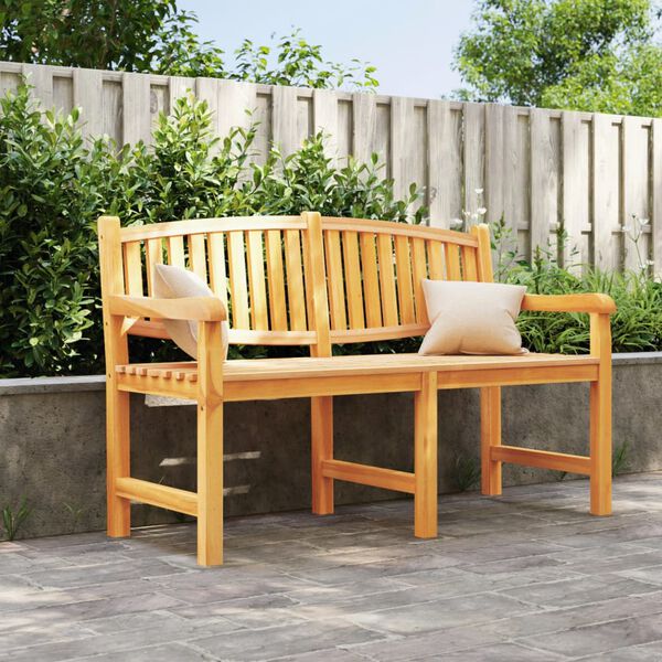 vidaXL Garden Bench 149.5x60x90 cm Solid Teak Wood