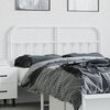 vidaXL Metal Replace Headboard White 135 cm