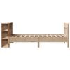 vidaXL Bookcase Bed without Mattress 75x190 cm Small Single Solid Wood Pine