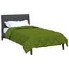 vidaXL Summer Duvet Green 200 x 135 cm Microfiber