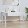 vidaXL Mirrored Coffee Table 106x45x45 cm Engineered Wood and Glass