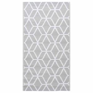 vidaXL Outdoor Carpet ARAKIL Grey 120x180 cm PP