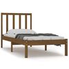 vidaXL Bed Frame without Mattress Honey Brown Solid Wood Pine 100x200 cm