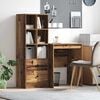 vidaXL Desk with Drawer 2 pcs Old Wood