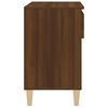 vidaXL Shoe Cabinet Brown Oak 70x36x60 cm Engineered Wood