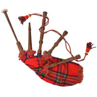 vidaXL Kid’s Scottish Great Highland Bagpipes Red Royal Stewart Tartan