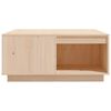 vidaXL Coffee Table 80x81x36.5 cm Solid Wood Pine