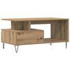 vidaXL Coffee Table Artisan Oak 90x49x45 cm Engineered Wood