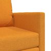vidaXL Sofa Bed Dark Yellow 74 x 77 x 81 cm Velvet
