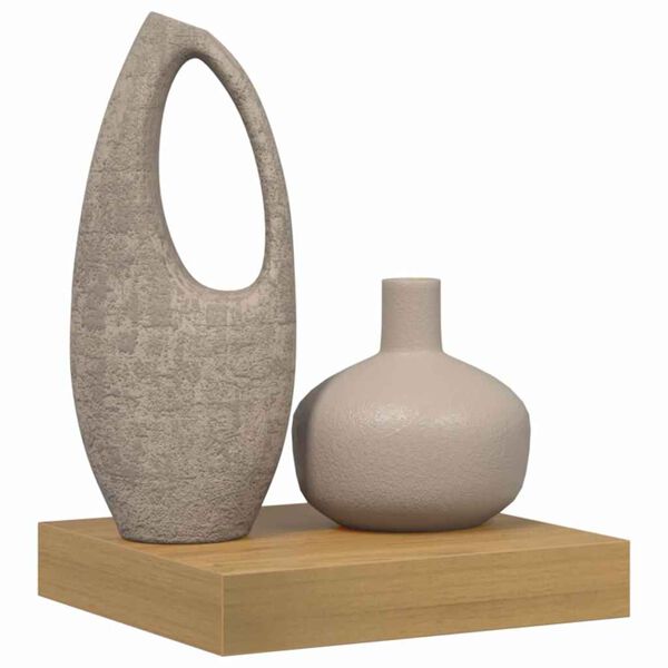 vidaXL Wall Shelf Wall-mounted Brown 23 x 23.5 x 4 cm Engineered Wood