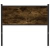 vidaXL Replace Headboard Smoked Oak 107 cm Engineered Wood and Steel