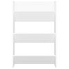 vidaXL Wall Shoe Cabinet White 60x18x90 cm Engineered Wood