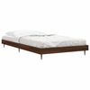 vidaXL Bed Frame without Mattress Brown Oak 90x200 cm Engineered Wood
