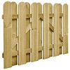vidaXL Garden Gate 100 x 75 cm Solid Pine Wood Green