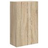 vidaXL TV Wall Cabinet 59.5 x 31 x 100 cm Sonoma Oak Engineered Wood