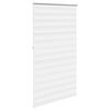 vidaXL Zebra blind 120.9x230 cm Fabric Width 116.7 cm white