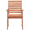 vidaXL Outdoor Dining Chairs 4 pcs Solid Acacia Wood
