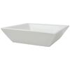 vidaXL Basin Square Ceramic White 41.5x41.5x12 cm