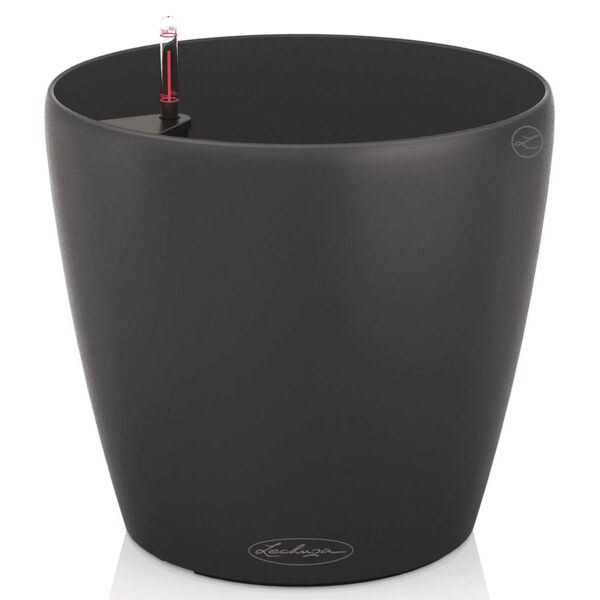 LECHUZA Planter Classico Color 28 ALL-IN-ONE Slate 13204