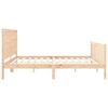 vidaXL Bed Frame without Mattress 200x200 cm Solid Wood Pine