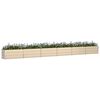 vidaXL Planter Ivory 580 x 50 x 45 cm Galvanised Steel