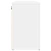 vidaXL Shoe Cabinet with Shelf White 77.5 x 30 x 51 cm Engineered Wood
