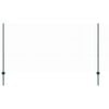 vidaXL Hexagonal Fence with Post 50 x 1.2 m PVC-Coated Steel Green