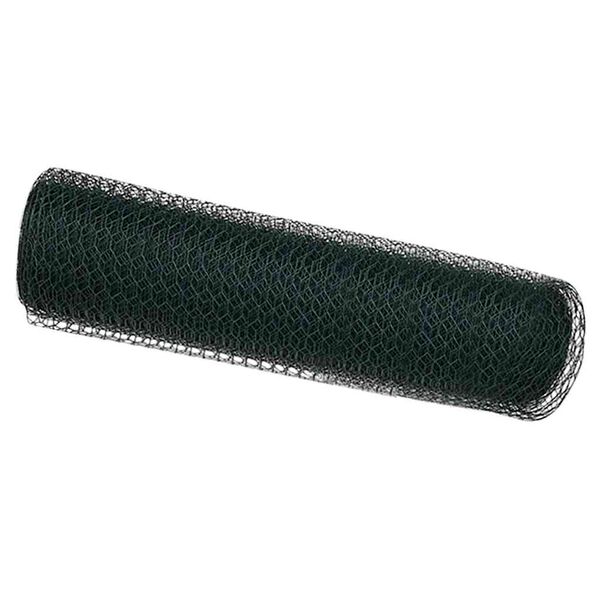 vidaXL Hexagon Fence Green 0.8 x 25 m Steel
