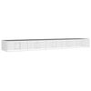 vidaXL 5-Panel Rabbit Cage 541x109x54 cm Galvanised Iron