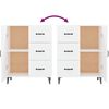 vidaXL Sideboard White 69.5x34x90 cm Engineered Wood