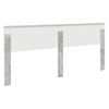 vidaXL Headboard Concrete Grey 200 cm Engineered wood