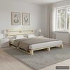 vidaXL Pallet Bed Frame without Mattress Solid Pine Wood 200x200 cm