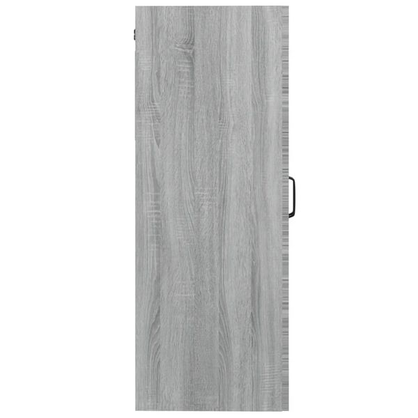 vidaXL Hanging Wall Cabinet Grey Sonoma 69.5x34x90 cm