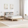 vidaXL Bed Frame with Upholstered Headboard Light Grey 120 x 200 cm