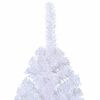 vidaXL Artificial Christmas Tree with Stand White 240 cm PVC and Steel