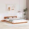 vidaXL Bed Frame Brown 150 x 200 cm Wood