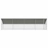 vidaXL Chicken Cage 4 pcs Silver 800 x 200 x 198.5 cm Galvanised Steel